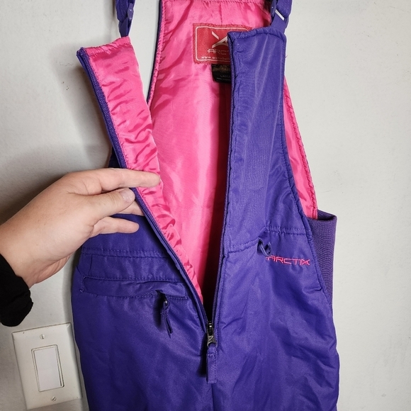Arctix Youth Overalls Snow Bibs - Picture 3 of 16